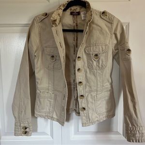 Jordache jacket tan junior small